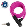 Abus Primo 5510K kerékpár lakat pink 180 cm