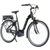 Kép 2/6 - Gepida Reptila 1000 28 W 7S RT City E-Bike Fekete - Neon