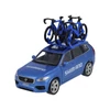 Kép 1/3 - Miniatűr kerékpáros Shimano Team car csomagtartóval fém modell