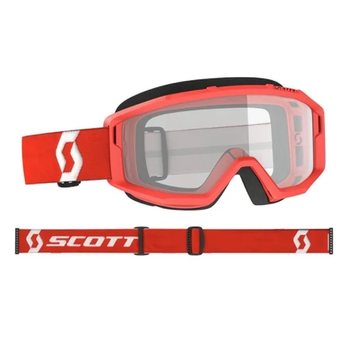 SCOTT Primal Clear DH Szemüveg | Piros