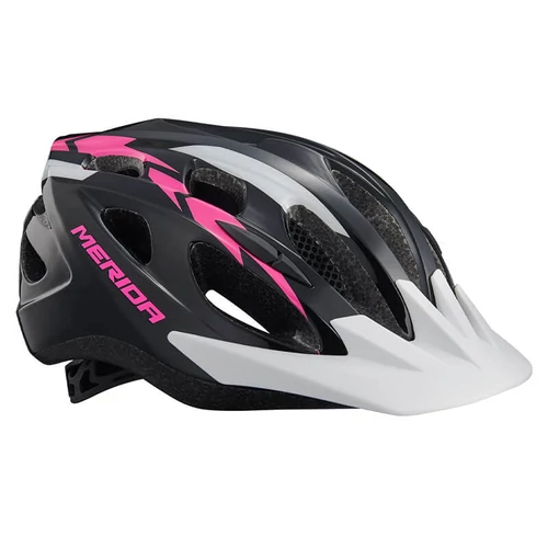 Merida SHADOW fejvédő fekete/pink 51-56cm / 20 szellőző