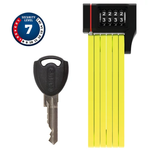 Abus uGrip BORDO 5700C/80 lakat SH tartóval | Lime