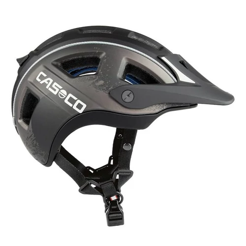 Casco MTBE2 sisak Silver Hill Climber L (58-62cm) /fekete-szürke