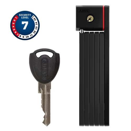 Abus UGrip BORDO 5700K kulcsos lakat 80 cm | Fekete