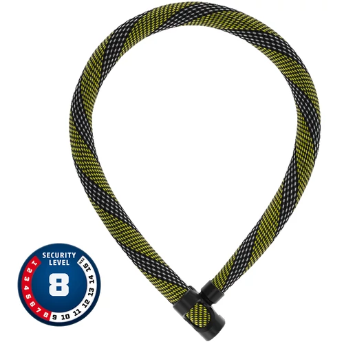 ABUS IVERA Chain 7210 Lánclakat | Racing Yellow