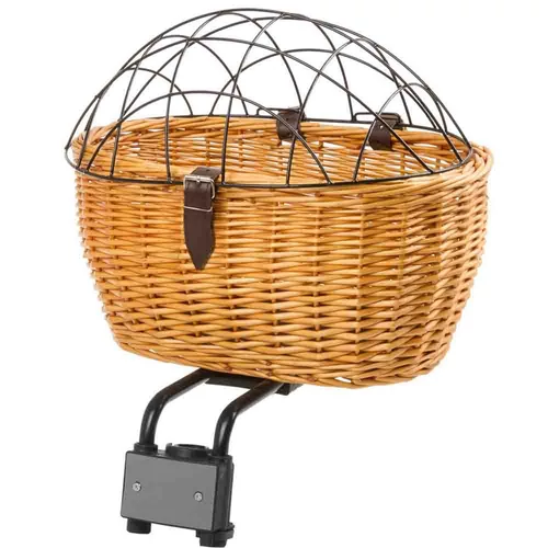 M-Wave Pet Wicker Kerékpáros kosár kis kedvencnek