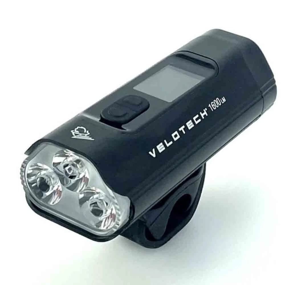 Velotech Ultra 1600 Lumen tölthető kerékpár első lámpa