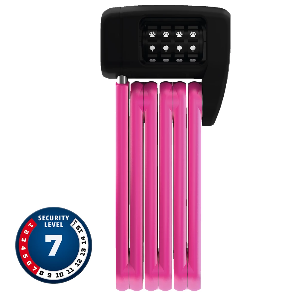 ABUS Bordo Lite Mini Pink Szimbólum kódzáras lakat 6055C/60