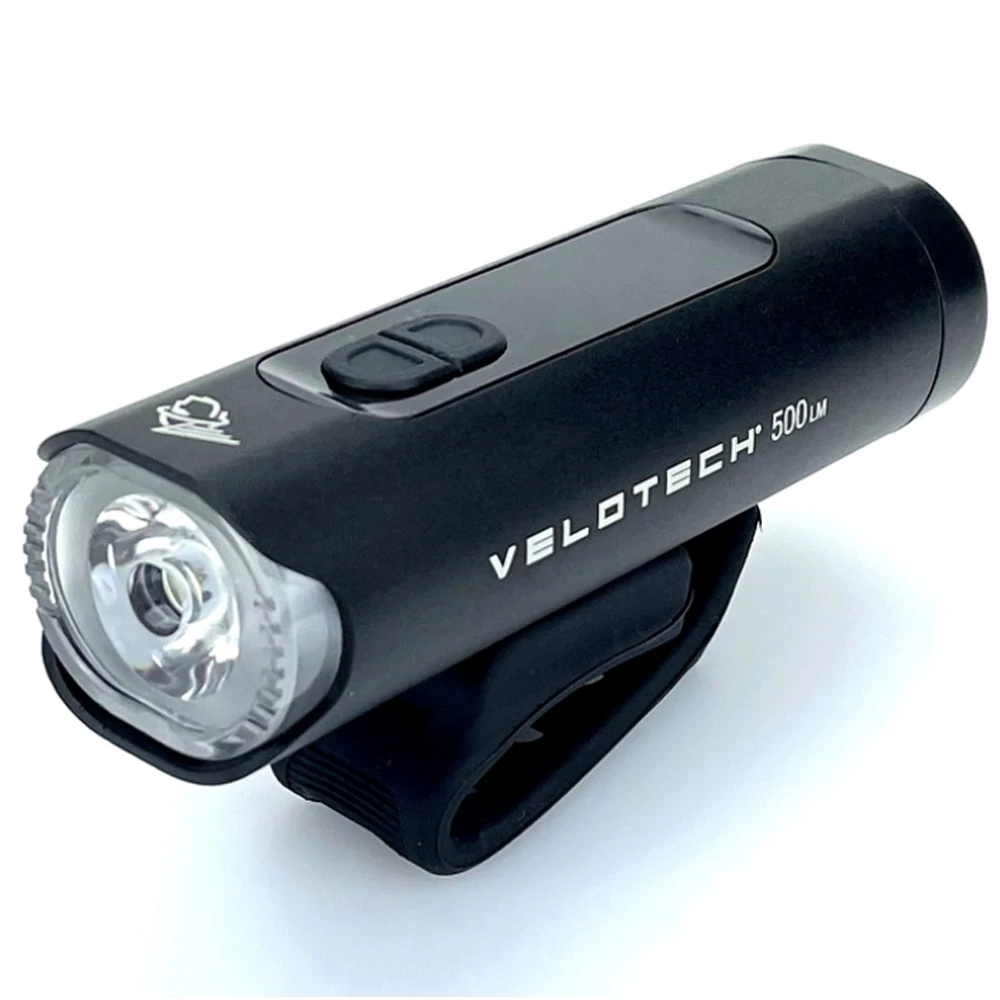 Velotech Ultra 500 Lumen tölthető kerékpár első lámpa