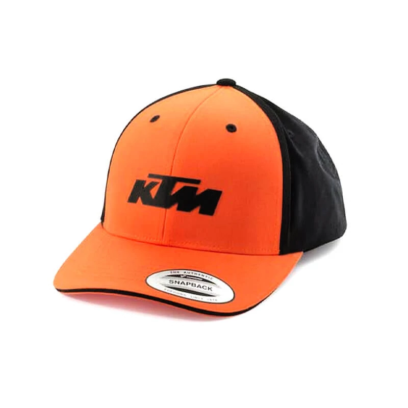 KTM baseball sapka narancs-fekete Mechanic Curved Snapback