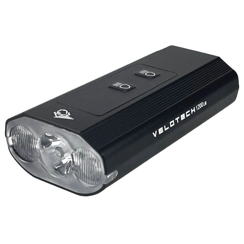 Velotech Pro 1200Lumen első lámpa