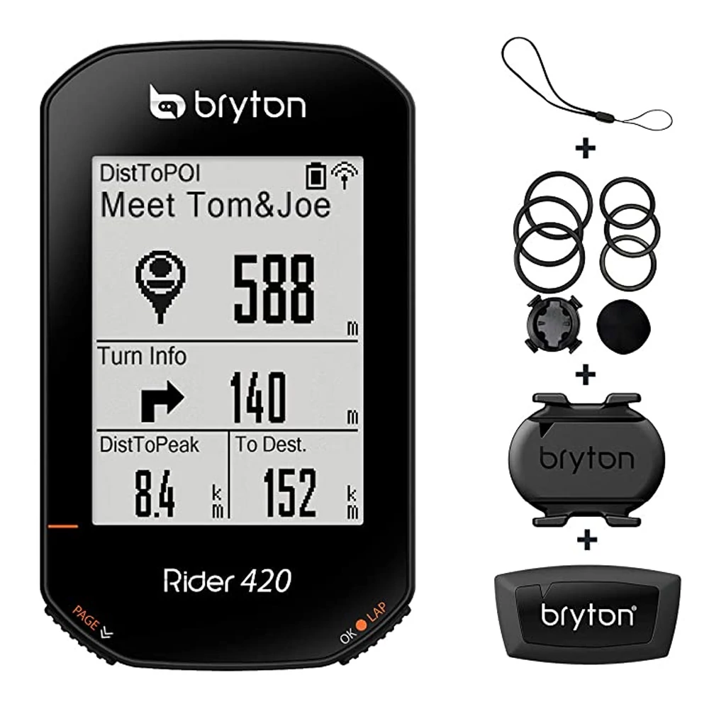 Bryton Rider 420T GPS Szett