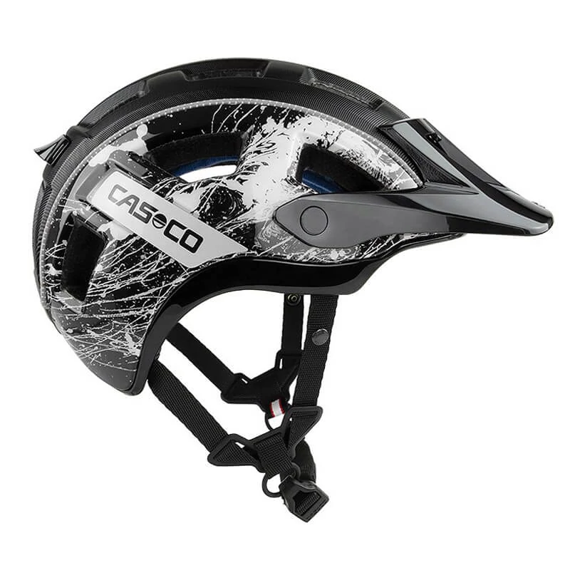 Casco MTBE2 sisak L (58-62cm) splatter silver/ezüst