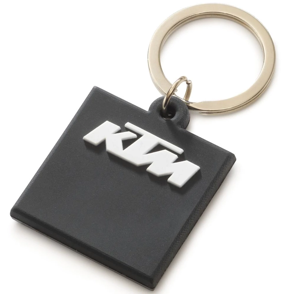 KTM Logo Rubber Gumi kulcstartó fekete