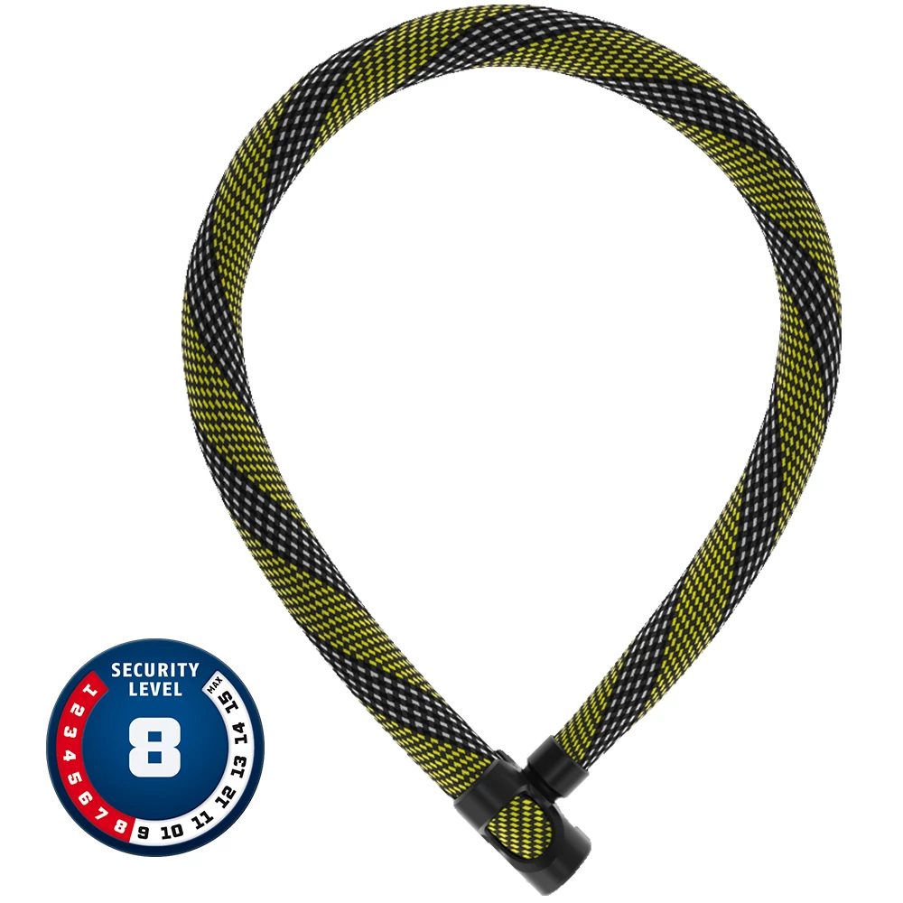 ABUS IVERA Chain 7210 Lánclakat Racing Yellow