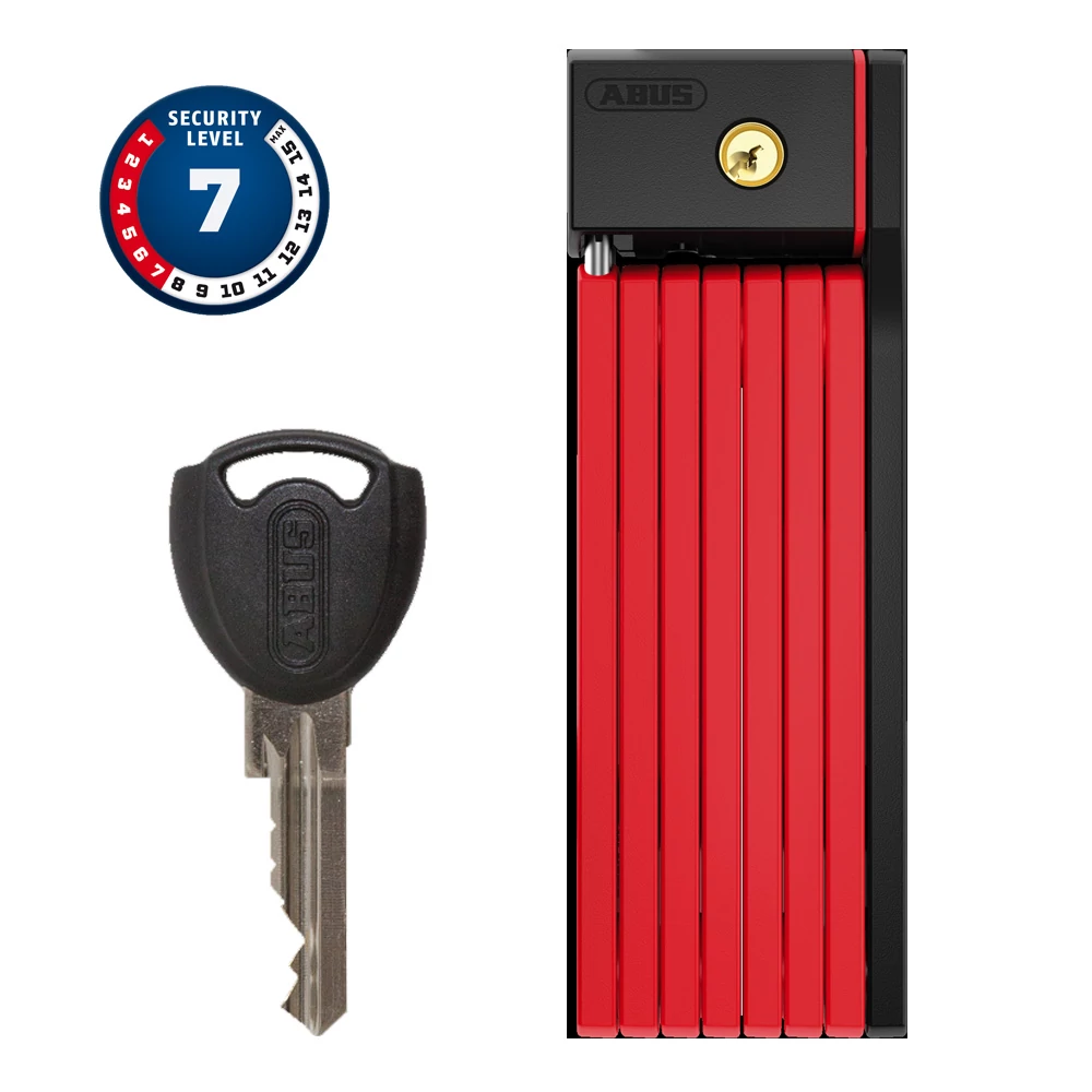 Abus uGrip BORDO 5700 100 cm piros lakat